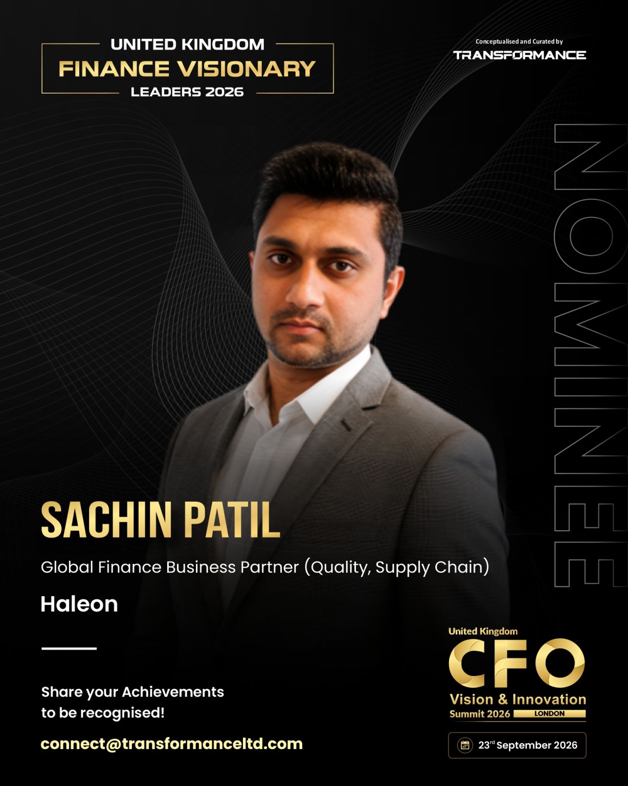 Finance Visionary Leader Poster